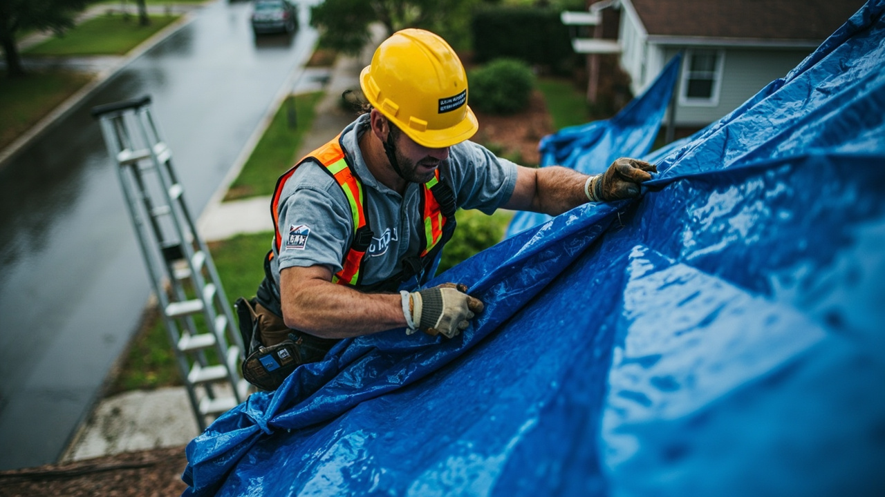 Professional Emergency Tarping That Holds Under Pressure