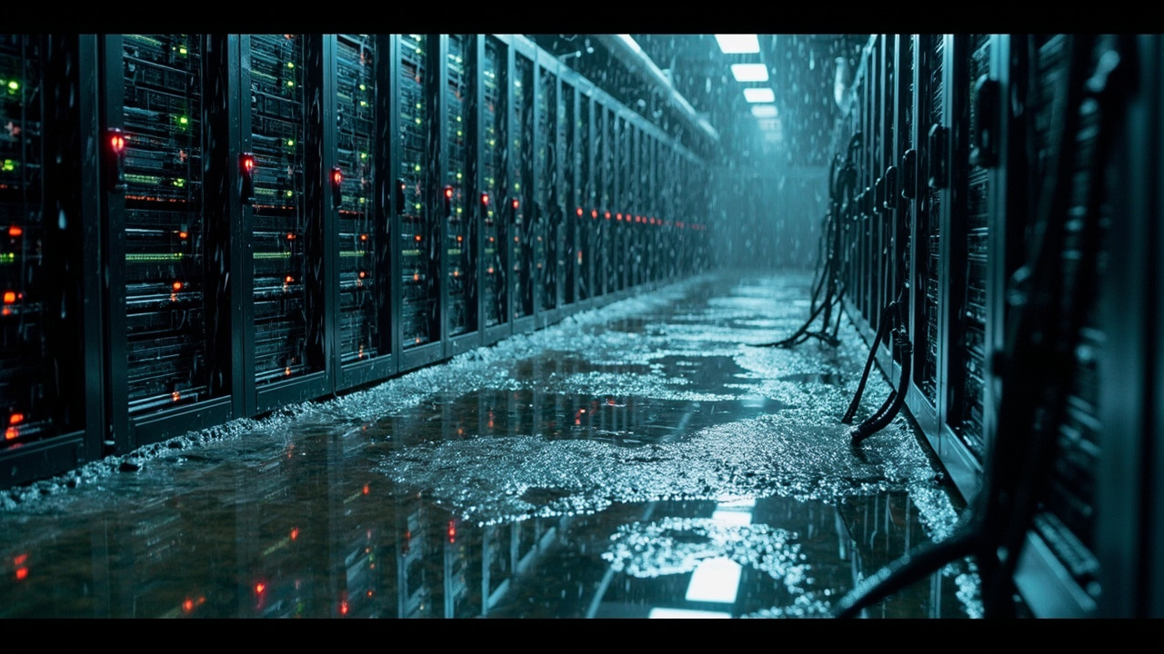How Fortress Executes Server Room Water Removal Without Extending Downtime