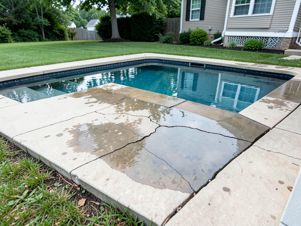 How a leaking pool deck can secretly undermine the foundation of your Lakeshore property