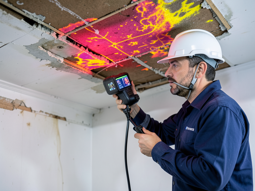 What to do first when you see water dripping throu