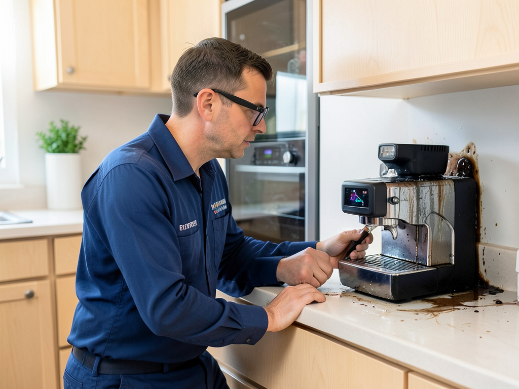What to do when your high-end espresso machine leaks and ruins your kitchen island