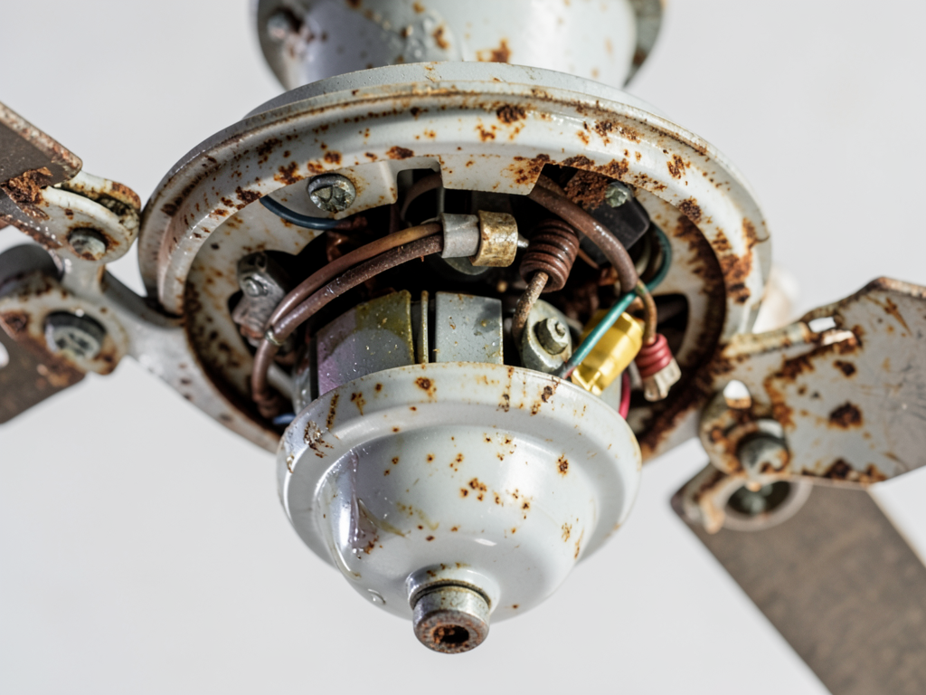 Why your ceiling fan might actually fall down after a major roof leak